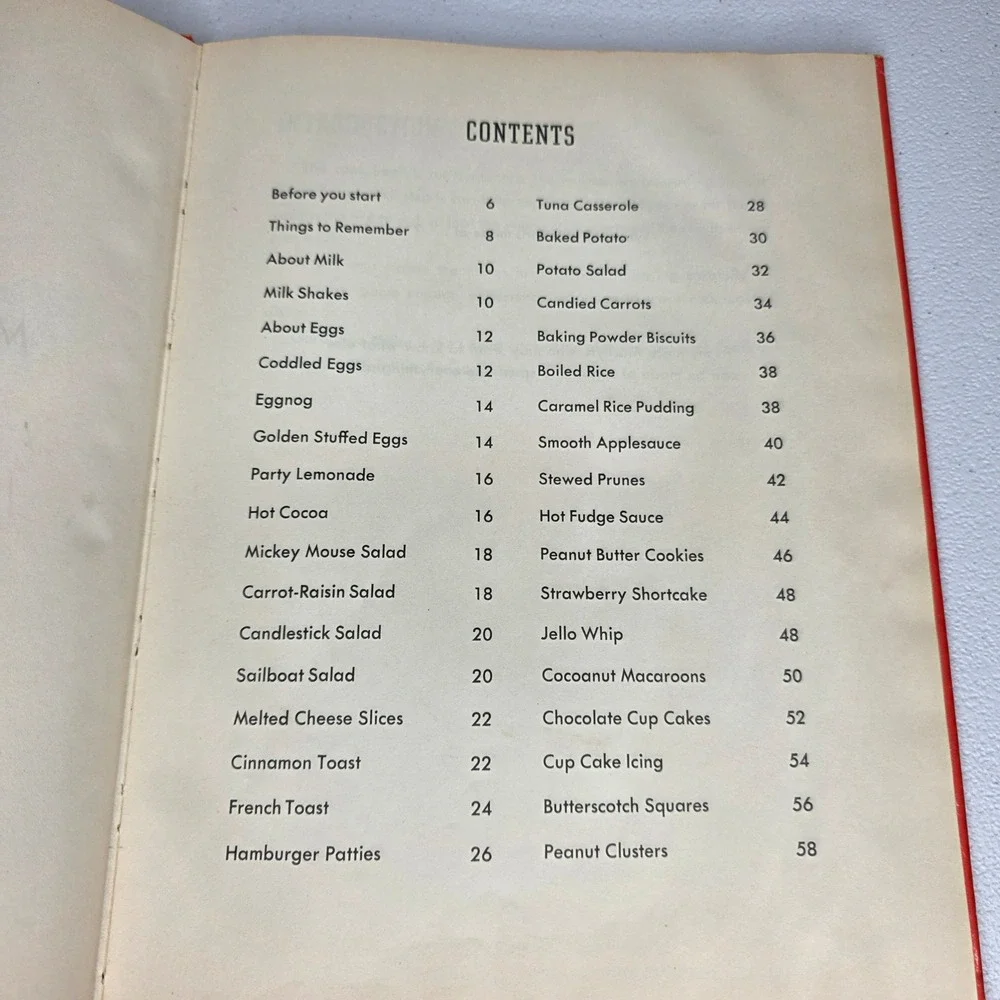Vintage 1947 Random House Fun With Cooking Childrens OS Red Beginner Cookbook